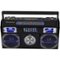 Studebaker - Bluetooth Boombox with FM Radio, CD Player, 10 watts RMS - Black-Front_Standard 