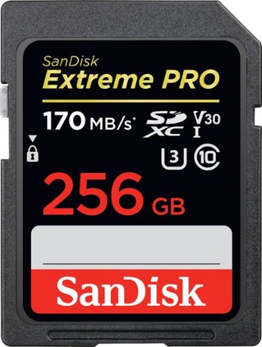 SanDisk - Extreme PRO 256GB SDXC UHS-I Memory Card