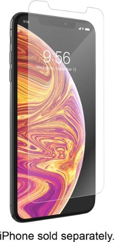  ZAGG - InvisibleShield HD Glass+ Screen Protector for Apple® iPhone® XS Max - Clear