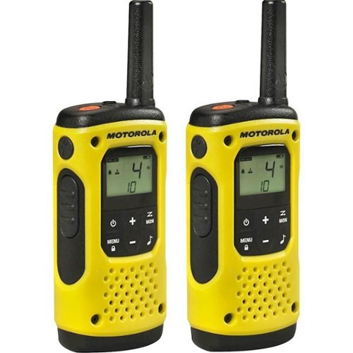 Motorola - Talkabout 35-Mile, 22-Channel FRS/GMRS 2-Way Radios (Pair) - Yellow-Angle_Standard 