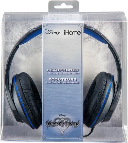  iHome - Disney Kingdom Hearts Over-the-Ear Headphones - Black/Blue