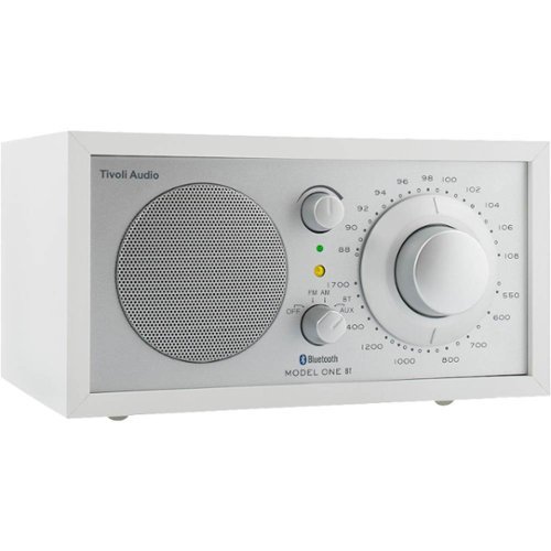 Tivoli Audio - Bluetooth AM/FM Table Radio - White/Silver-Angle_Standard 