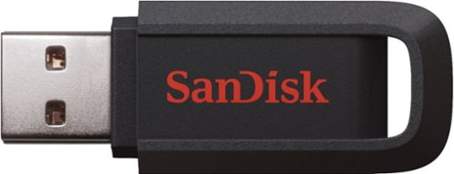 SanDisk - Ultra 32GB USB 3.0 Flash Drive with Hardware Encryption - Black-Front_Standard 