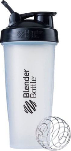 BlenderBottle - Classic V1 32 oz. Water Bottle/Shaker Cup - Black/Clear