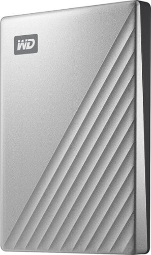 WD - My Passport Ultra 1TB External USB 3.0 Portable Hard Drive - Silver