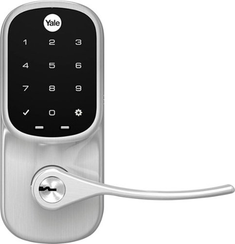 Yale - Assure Smart Lock Wi-Fi Replacement Handle with App/Keypad/Key Access - Satin Nickel
