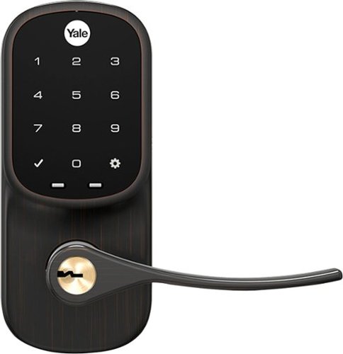 Yale - Assure Smart Lock Wi-Fi Replacement Handle with App/Keypad/Key Access - Oil Rubbed Bronze