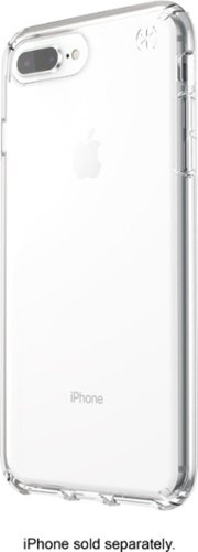 Speck - Presidio Stay Case for Apple® iPhone® 6s Plus, 7 Plus and 8 Plus - Clear-Front_Standard 