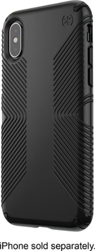  Speck - Presidio GLOSSY GRIP Case for Apple® iPhone® X and XS - Black