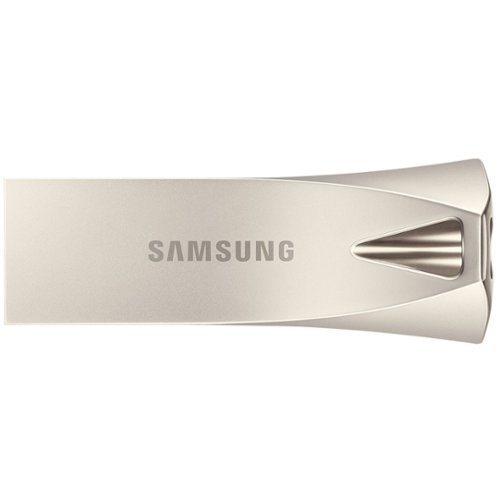 Samsung - BAR Plus 64GB USB 3.1 Flash Drive - Champagne Silver