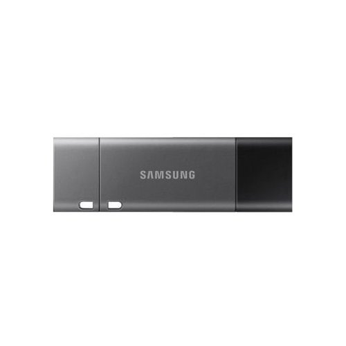 Samsung - DUO Plus 64GB USB 3.1, USB-C Flash Drive - Gray