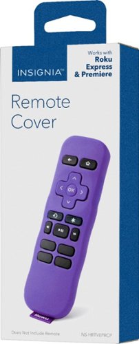 Insignia™ Remote Cover for Roku Express and Premiere - Purple HOW TO BUY