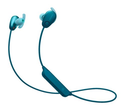 Sony - SP600N Sports Wireless Noise Cancelling In-Ear Headphones - Blue