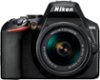 Nikon - D3500 DSLR Video Camera with AF-P DX NIKKOR 18-55mm f/3.5-5.6G VR Lens - Black-Front_Standard