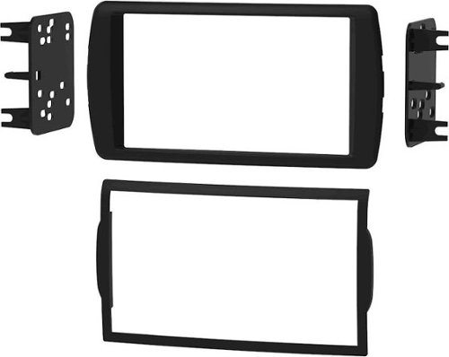 Metra - Dash Kit for Select Dodge Vehicles - Black