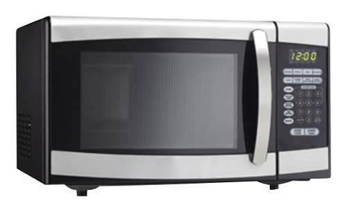  Danby - Designer 0.9 Cu. Ft. Compact Microwave - Stainless steel