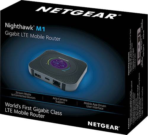 NETGEAR Nighthawk M1 4G LTE Mobile Hotspot Router - Black (Unlocked) SHOP ONLINE