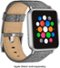 Platinum™ - Fabric Watch Band for Apple Watch 42mm, 44mm (Series 1-8) and Apple Watch Ultra 49mm - Light Gray-Angle_Standard