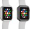 Modal™ - Bumper for Apple Watch™ 40mm (2-Pack) - Clear/Space Gray-Angle_Standard