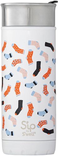 S'ip by S'well - 16.7-Oz. Thermal Cup - Black/Blue/Orange/Silver/White-Angle_Standard 