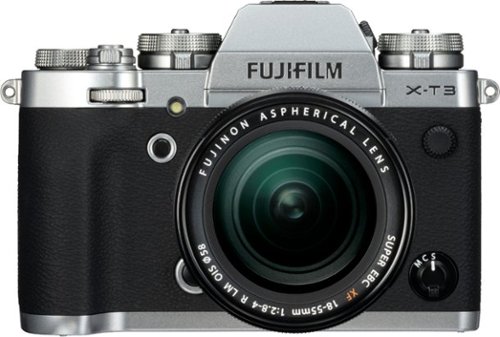Fujifilm - X Series X-T3 Mirrorless Camera with XF18-55mm F2.8-4 R LM OIS Lens - Silver