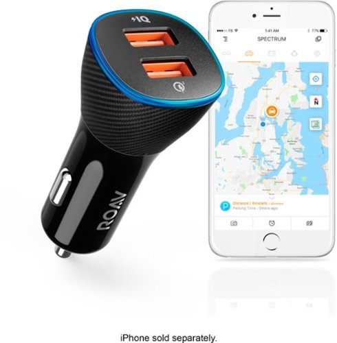Anker ROAV SmartCharge 2-Port USB Vehicle Charger - Black WORLDWIDE DELIVERY
