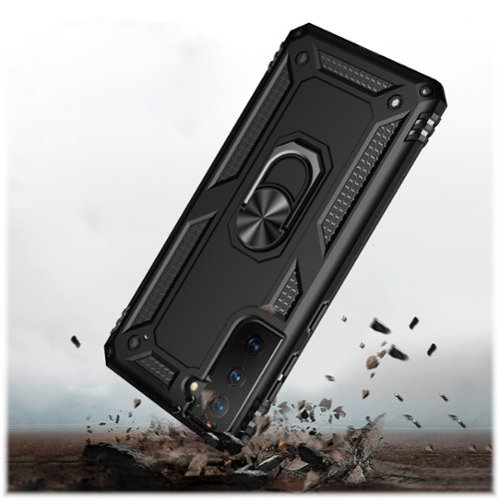 SaharaCase Military Kickstand Series Case for Samsung Galaxy S21 FE 5G - Black HOW TO BUY