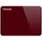 Toshiba - Canvio 1TB External USB 3.0 Portable Hard Drive - Red-Front_Standard