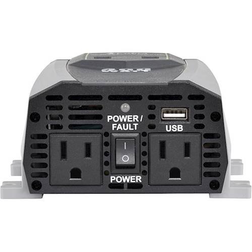 Cobra - Compact 400W Power Inverter - Gray/Black-Front_Standard 