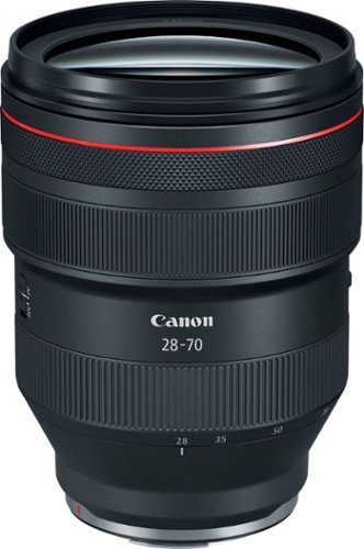 Canon - RF28-70mm F2 L USM Standard Zoom for EOS R-Series Cameras - Black