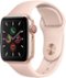 Apple Watch Series 5 (GPS + Cellular) 40mm Aluminum Case with Pink Sand Sport Band (Verizon)-Front_Standard 