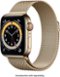 Apple Watch Series 6 (GPS + Cellular) 40mm Gold Stainless Steel Case with Gold Milanese Loop - Gold (Verizon) - (2020)-Front_Standard