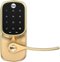 Yale - Assure Smart Touchscreen Lock and Lever with Wi-Fi and Bluetooth - Polished Brass-Front_Standard
