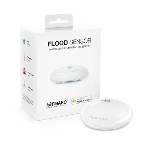 Fibaro Flood Sensor - White GLOBAL SHIPPING