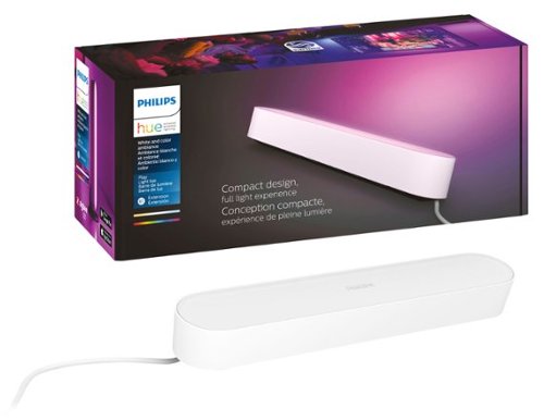 Philips - Hue Play White & Color Ambiance LED Bar Light Extension - White