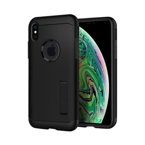 Spigen Slim Armor Case for Apple iPhone XS Max - Black WORLDWIDE DELIVERY