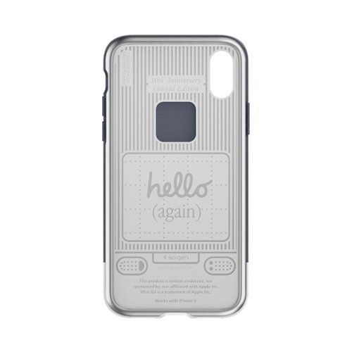 Spigen - Classic C1 Case for Apple® iPhone® X and XS - Graphite-Angle_Standard 