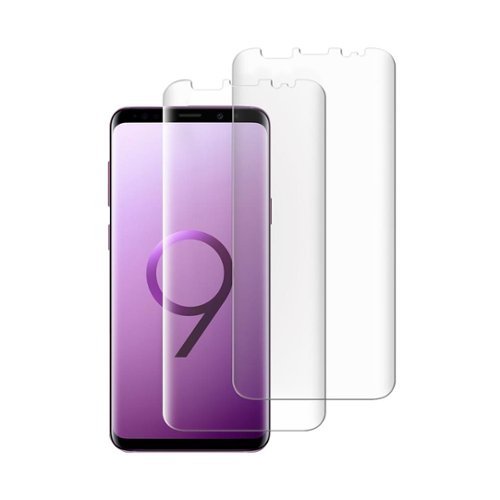 Spigen - PET Film Screen Protector for Samsung Galaxy S9 - Transparent-Angle_Standard 