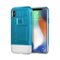 Spigen - Classic C1 Case for Apple® iPhone® X and XS - Blueberry-Angle_Standard