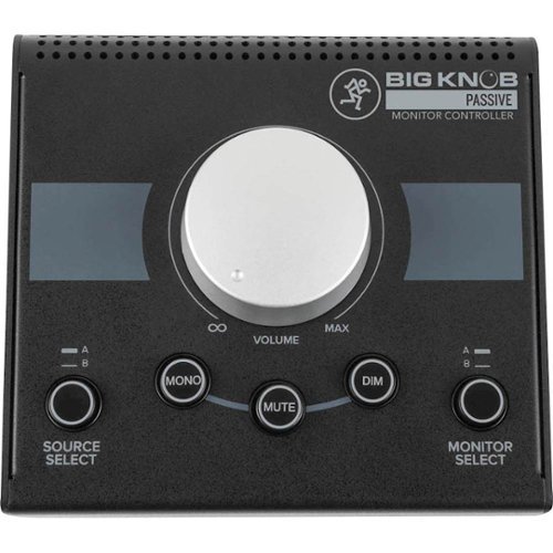 Mackie - Big Knob Passive Monitor Controller - Black