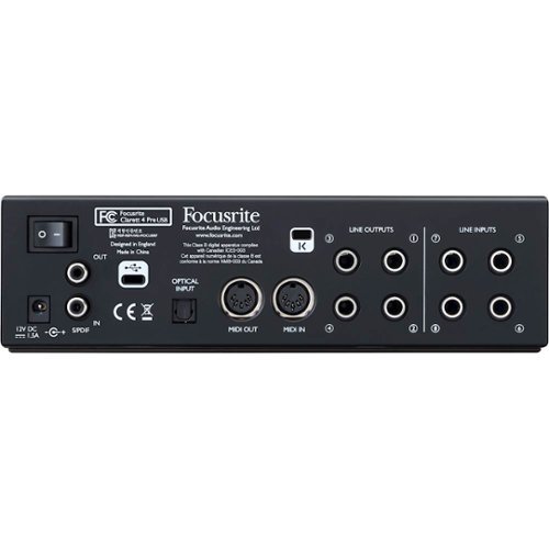 Focusrite Clarett 4Pre USB Audio Interface WORLDWIDE DELIVERY