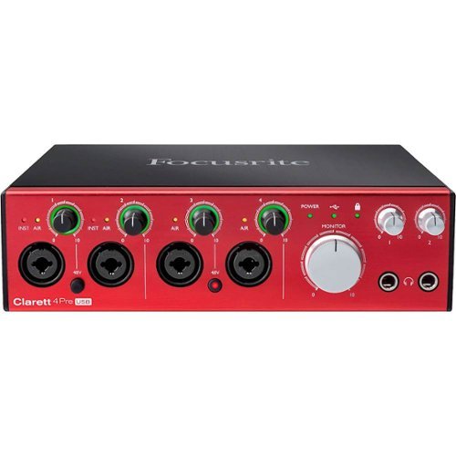 Focusrite Clarett 4Pre USB Audio Interface GLOBAL SHIPPING