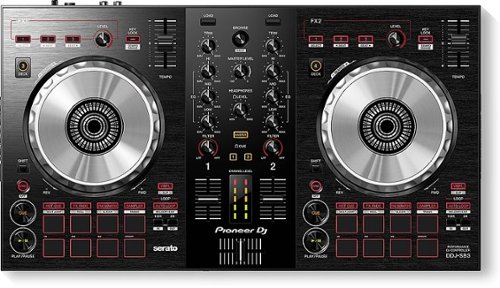 Pioneer DJ DDJ-SB3 2-channel DJ Controller for Serato DJ Lite (black)-Front_Standard 