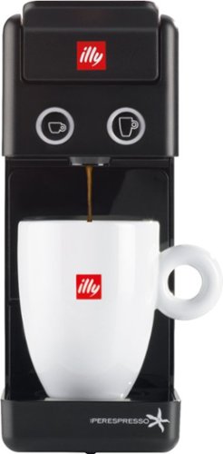 illy - Y3.2 Single Serve Coffee Maker - Black-Front_Standard 