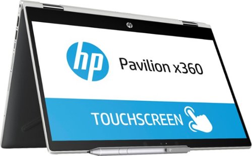HP - Pavilion x360 2-in-1 14" Laptop - Intel Core i3 - 8GB Memory - 128GB Solid State Drive - Natural Silver-Angle_Standard 