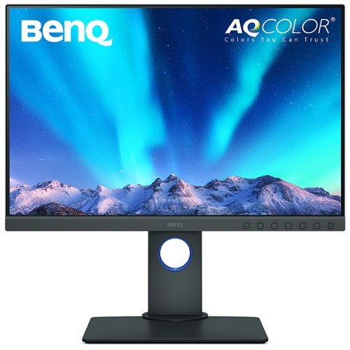 BenQ - SW240 24" IPS LED WUXGA 60Hz Monitor for Photo Editing 99% Adobe RGB, 100% sRGB, 95% DCI-P3 (DVI-DL/HDMI/USB Hub) - Gray