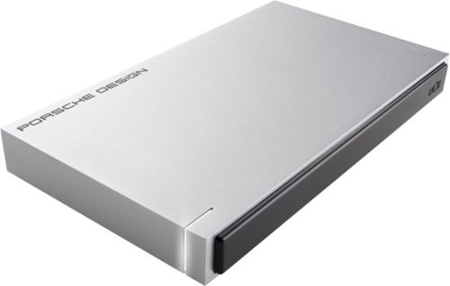 LaCie - Porsche Design 4TB External USB 3.0 Hard Drive - Black/Silver-Angle_Standard 