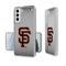 Keyscaper - MLB - San Francisco Giants Linen Logo Galaxy Clear Case - S24 - Multicolor-Front_Standard