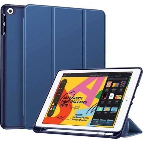 SaharaCase Folio Case for Apple iPad 10.2 (8th Gen 2020) and (9th Gen 2021) - Blue WORLDWIDE DELIVERY