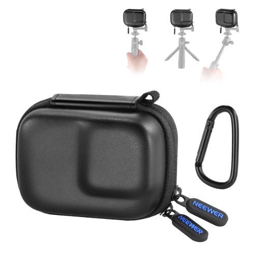 Neewer - Portable Carrying Case for Action Cameras - Fits DJI Action 5 Pro, GoPro Hero 13 & More-Front_Standard 